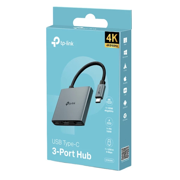 Hub USB Type-C con 3 porte - Tp-Link