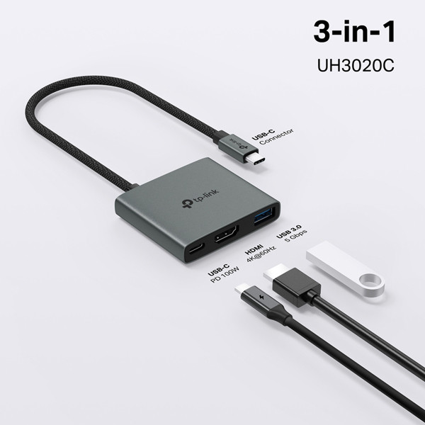 Hub USB Type-C con 3 porte - Tp-Link