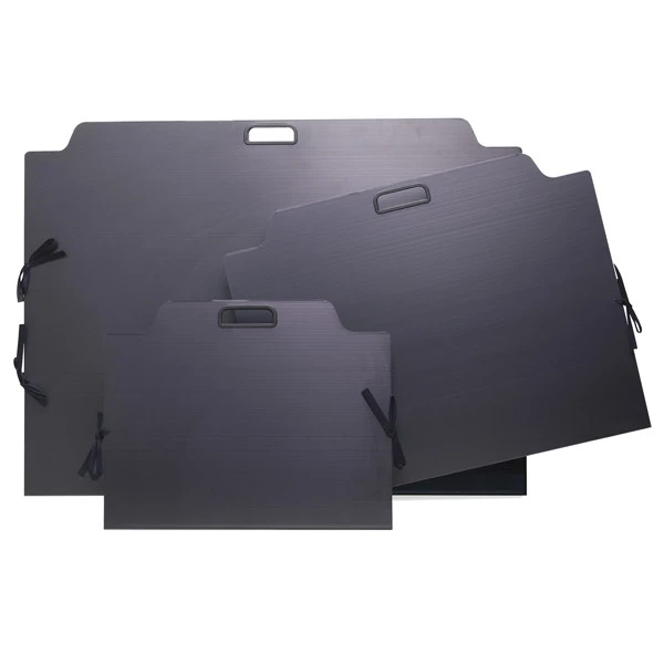 Cartella portadisegni - con maniglia - 35 x 50 cm - nero - Colorosa