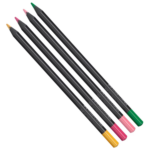 Matite colorate triangolare Black Edition - colori assortiti - Faber-Castell - conf.36 pezzi