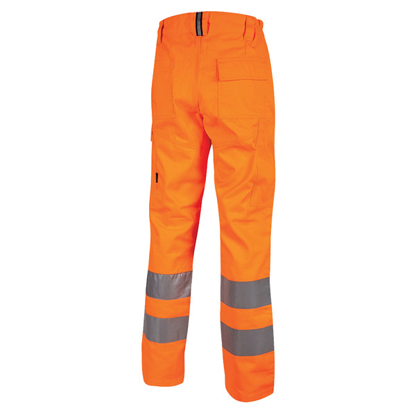 Pantaloni alta visibilit&agrave; Vega - taglia XL - arancio fluo - U-Power