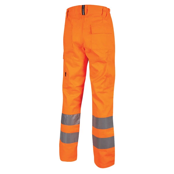 Pantaloni alta visibilit&agrave; Vega - taglia XXL - arancio fluo - U-Power
