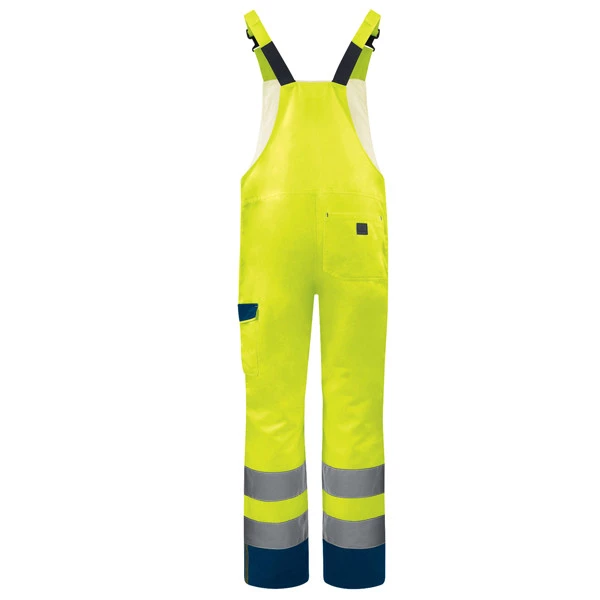 Salopette alta visibilit&agrave; M1SA2HV - taglia XL - giallo fluo - Deltaplus