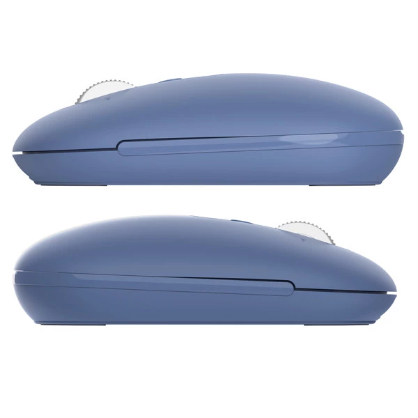 Mouse - ultrasottile - wireless - ricaricabile - Blu - Trust