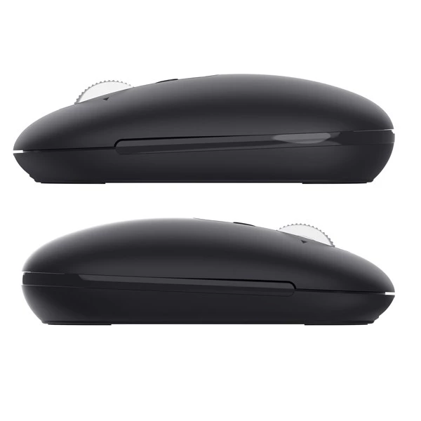 Mouse - ultrasottile - wireless - ricaricabile - Nero - Trust