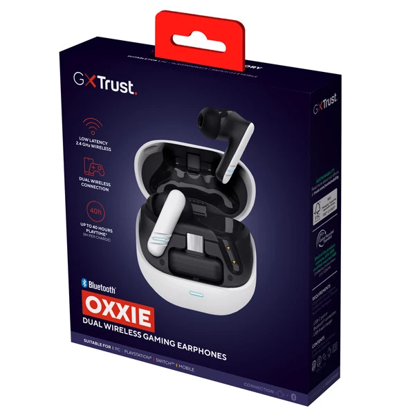 Auricolari - wireless - ENC doppio collegamento USB C e BT - Oxxie
