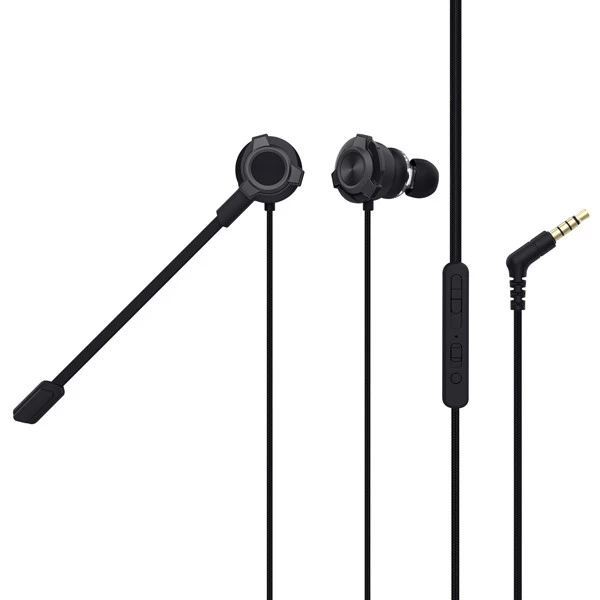 Auricolari - doppio microfono staccabile - Nero - Trust