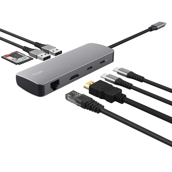 Adattatore multiporta - 8 -in-1 - Dalyx - Trust