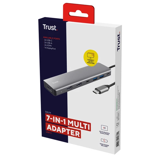 Adattatore multiporta - 7-in-1 - Dalyx - Trust