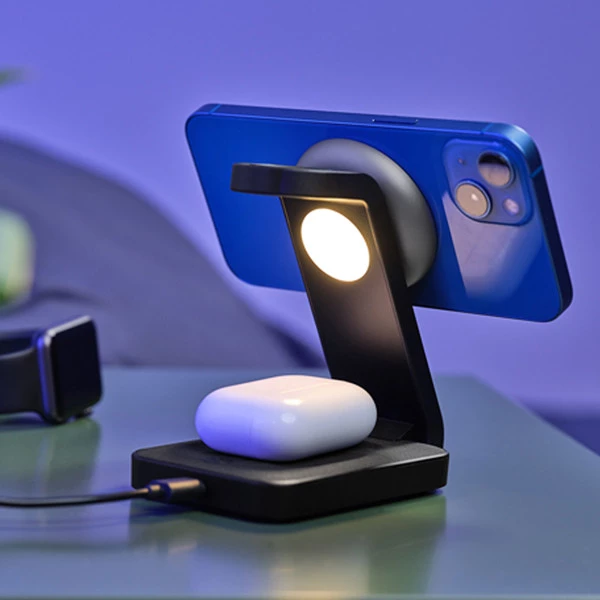 Base di ricarica wireless - 3-in-1 - per dispositivi Apple &ndash; Viro - Trust