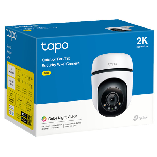 Telecamera Tapo TC41 - Wi-Fi 2K - uso in esterno a colori - Tp-Link