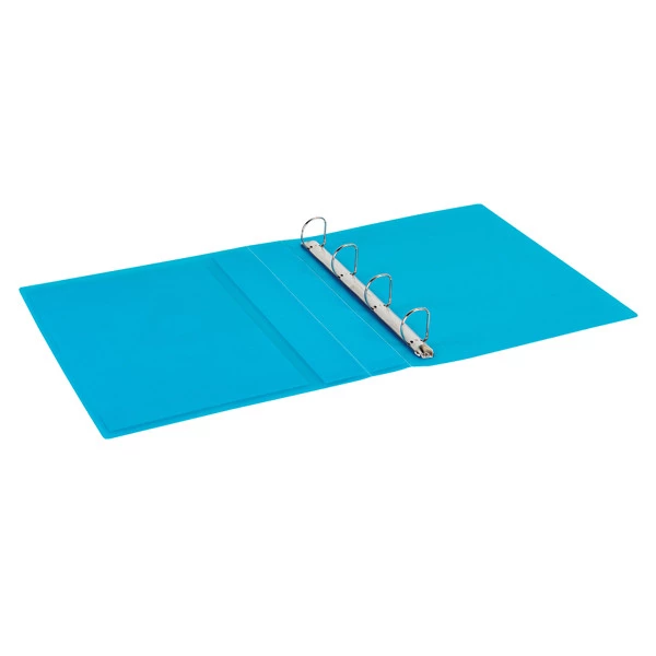 Raccoglitore personalizzabile Vision - 22 x 30 cm - 4 anelli a D 40 mm - dorso 6 cm - azzurro - Favorit