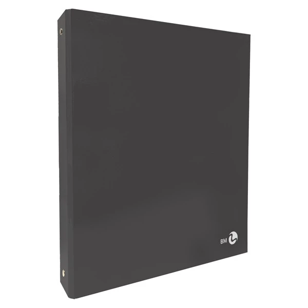 Raccoglitore ad anelli - 27 x 32 cm - Ø 30 mm - grigio scuro - BM