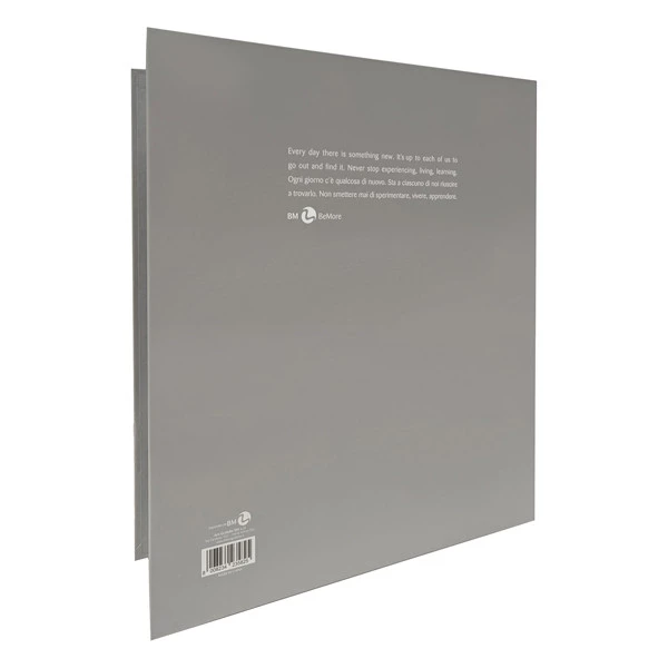 Raccoglitore ad anelli - 27 x 32 cm - &Oslash; 30 mm - grigio chiaro - BM