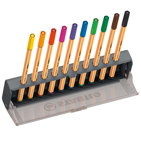 Click set Point 88 - tratto 0,4 mm - colori assortiti - Stabilo - conf. 10 pezzi