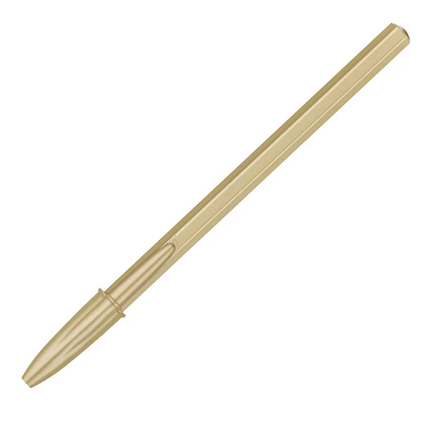 Penna sfera Cristal Glac&egrave; - 1.0 mm - fusto oro - Bic - conf. 20 pezzi