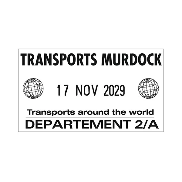 Timbro Professional 4.0 5440 Datario - 4,9 x 2,8 cm - 4 mm - personalizzabile - autoinchiostrante - cartuccia non inclusa- Trodat