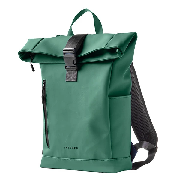 Zaino Roll-top Drop - 30 x 42 x 14 cm - gomma - verde - In Tempo