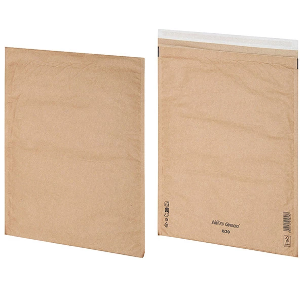 Busta imbottita AirPro Green - 37 x 47 cm - carta - avana - Bong Packaging - conf. 50 pezzi