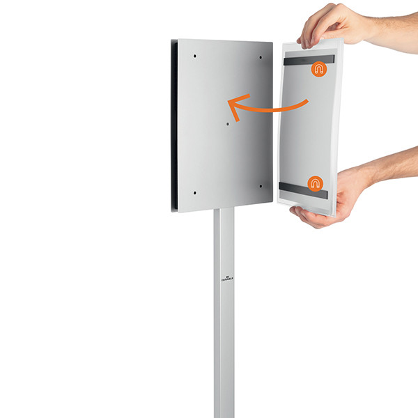 Espositore Info Stand Outdoor - da pavimento - A4 - Durable