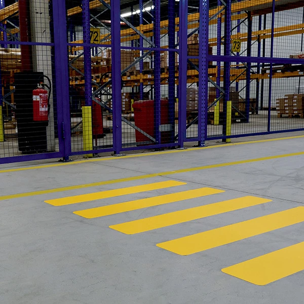 Strisce pedonali adesive &ndash; per ambienti interni &ndash; 200 x 1200 mm &ndash; Durable &ndash; conf. 5 pezzi