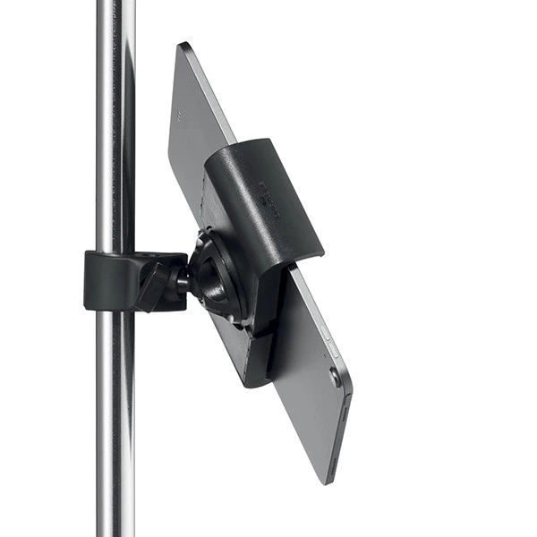 Supporto per tablet con morsetto tubolare - TOUGH CLAMP XL - da 7" a 13" con cover - ruotabile di 360&deg; - Durable