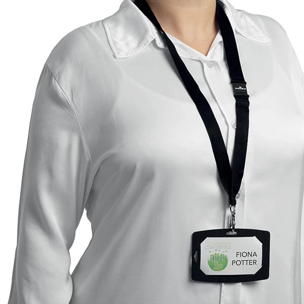 Portanome in cartoncino riciclato - 54 x 90 mm - Durable - conf. 20 pezzi