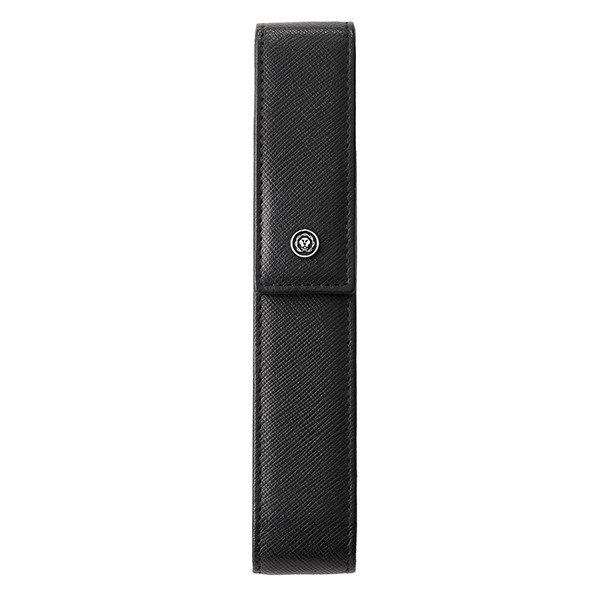 Portapenne c/chiusura magnetica - pelle Saffiano - nero - Cross