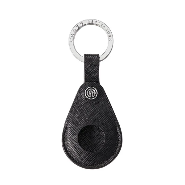 Portachiavi per Smart Tracker - pelle Saffiano - nero - Cross