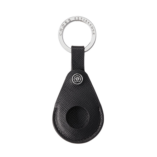 Portachiavi per Smart Tracker - pelle Saffiano - nero - Cross