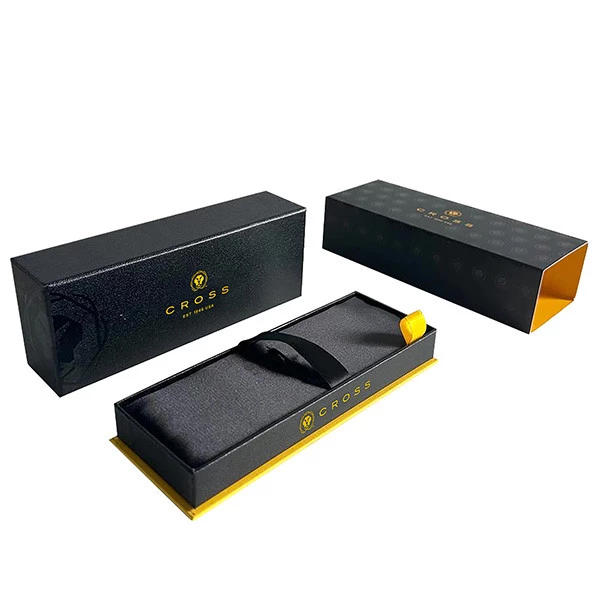 Penna stilografica Bailey Light - punta M - fusto nero/cromo - Cross