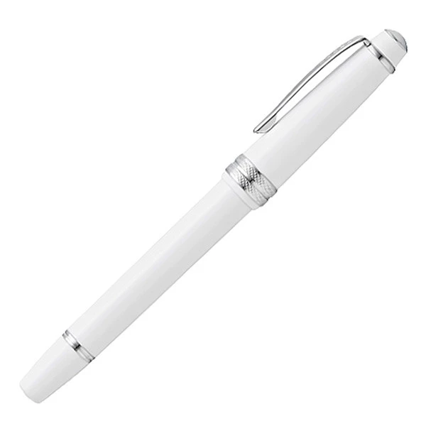 Penna roller Bailey Light - punta F - fusto bianco/cromo - Cross