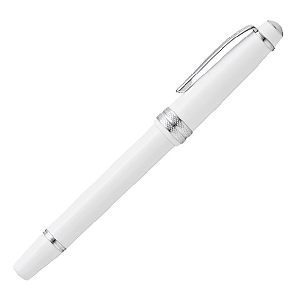 Penna roller Bailey Light - punta F - fusto bianco/cromo - Cross