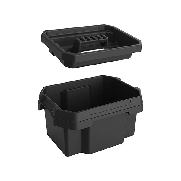 Vassoio per contenitore FABER BOX 15 litri - plastica - nero - 32 x 25 x 7 cm - Terry