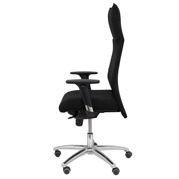 Poltrona direzionale Albacete - con braccioli regolabili e schenale alto - nero - Piqueras y Crespo