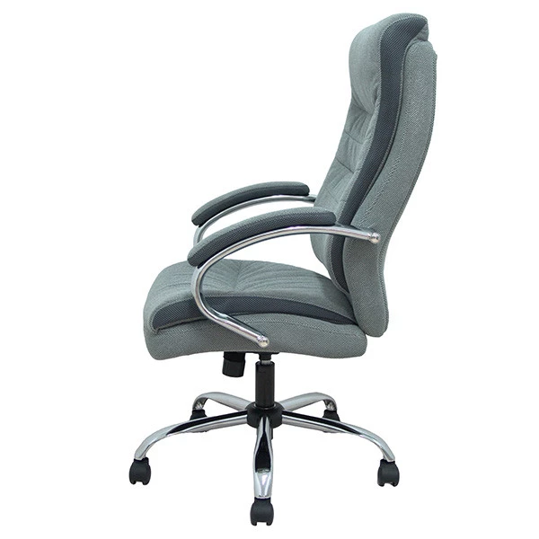 Poltrona direzionale Opti533 - con braccioli fissi - tessuto - grigio - Piqueras y Crespo