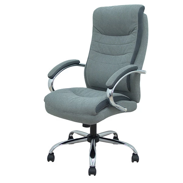 Poltrona direzionale Opti533 - con braccioli fissi - tessuto - grigio - Piqueras y Crespo