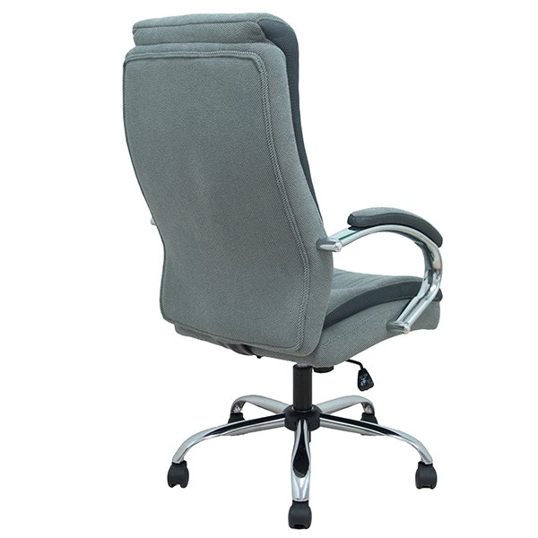 Poltrona direzionale Opti533 - con braccioli fissi - tessuto - grigio - Piqueras y Crespo