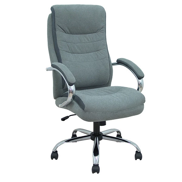 Poltrona direzionale Opti533 - con braccioli fissi - tessuto - grigio - Piqueras y Crespo