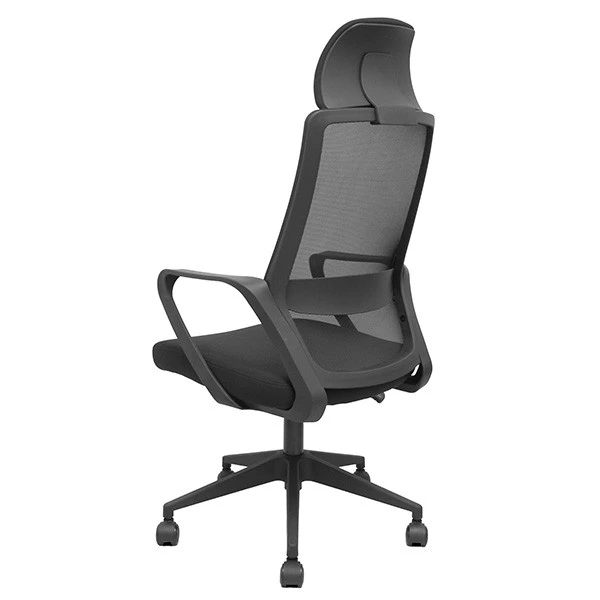 Poltrona direzionale Pro534 - con braccioli e poggiatesta fissi - tessuto - nero - Piqueras y Crespo