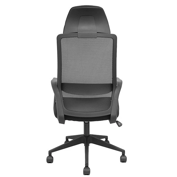 Poltrona direzionale Pro534 - con braccioli e poggiatesta fissi - tessuto - nero - Piqueras y Crespo