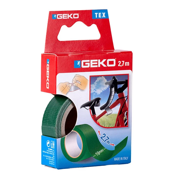 Nastro adesivo telato Tex - 19 mm x 2,7 m - verde - Geko