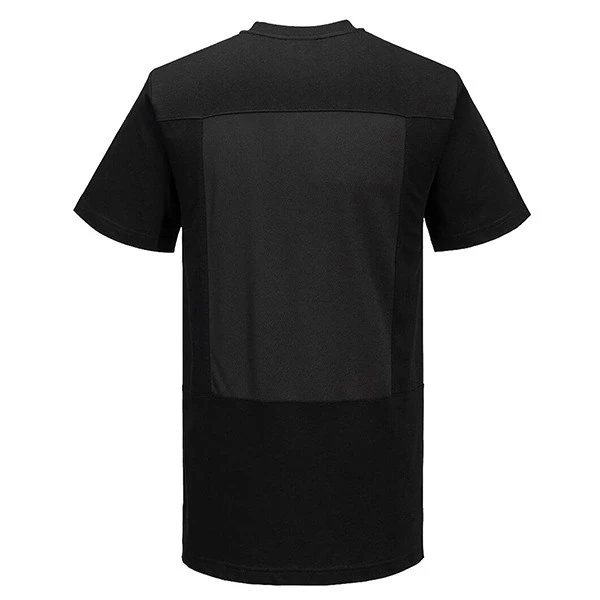 T-shirt chef unisex - maniche corte - taglia M - nero - Portwest