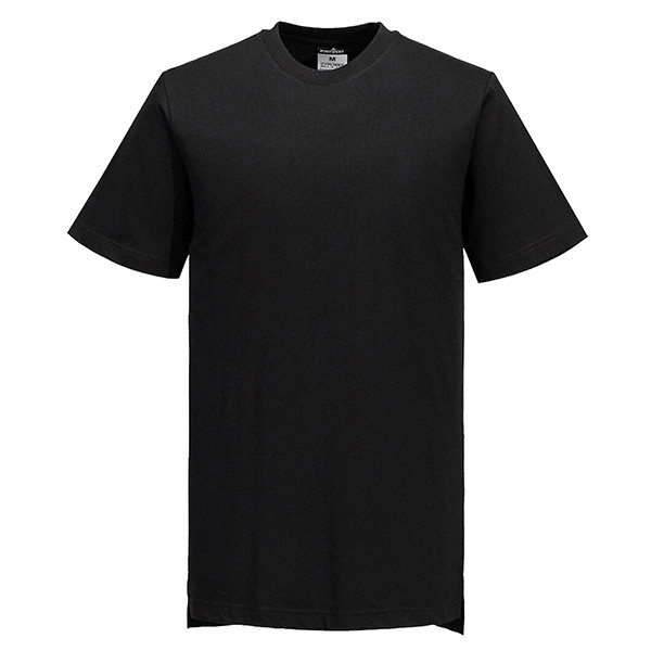 T-shirt chef unisex - maniche corte - taglia M - nero - Portwest