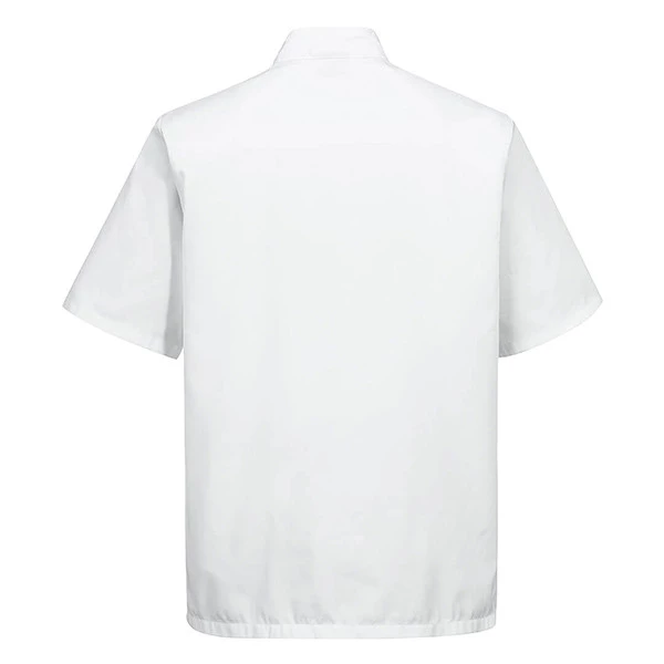 Giacca cuoco Kent - maniche corte - taglia L - bianco - Portwest
