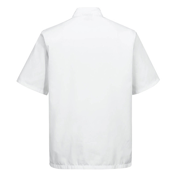 Giacca cuoco Kent - maniche corte - taglia L - bianco - Portwest