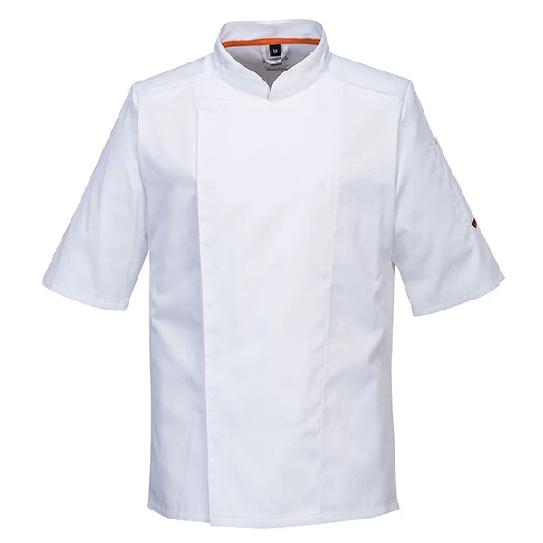 Giacca cuoco MeshAir Pro - maniche corte - taglia XL - bianco - Portwest