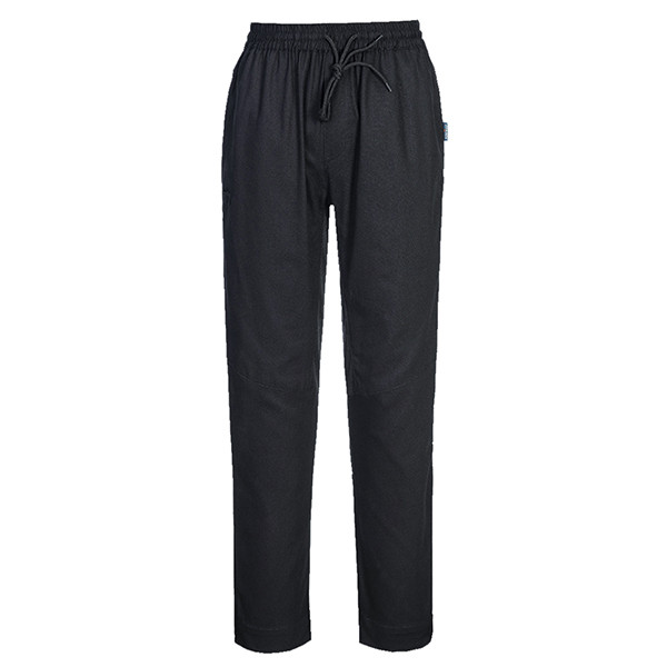 Pantaloni cuoco MeshAir Pro - taglia L - nero - Portwest