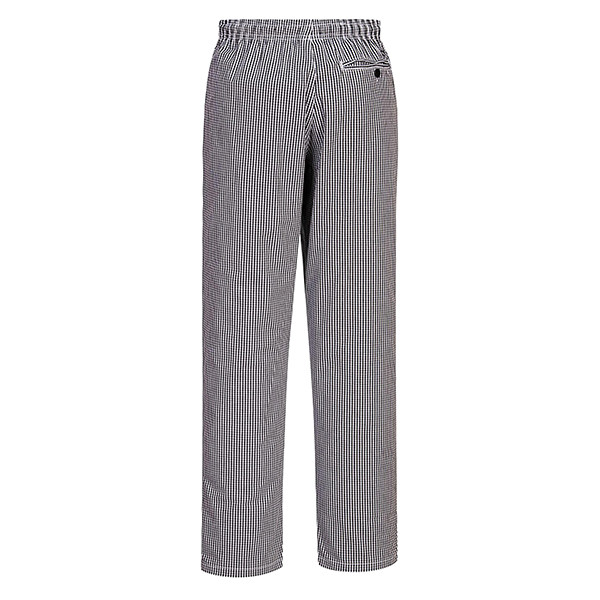 Pantaloni cuoco Bromley - taglia XXL - quadretti neri - Portwest