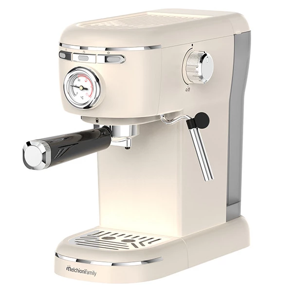 Macchinetta caff&egrave; vintage 3in1 Aromatica plus - 17,8 x 30,8 x 40,3 cm - 1.100 W - bianco - Melchioni family
